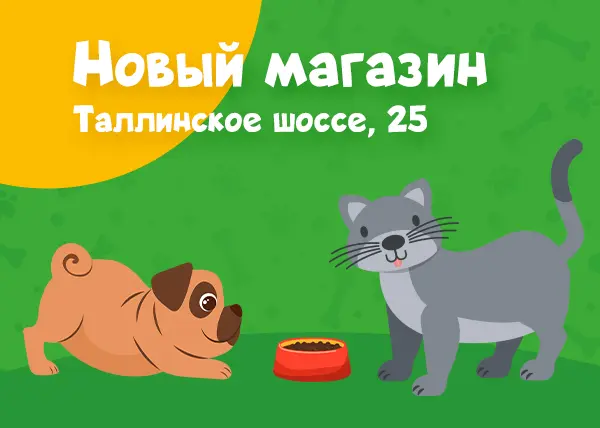 Таллинское шоссе 25, мы открылись! 