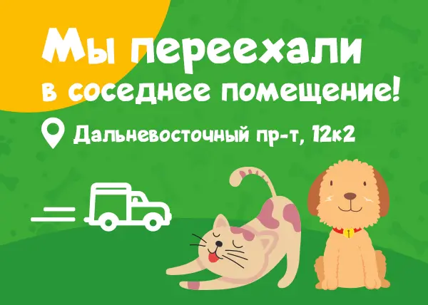 Магазин на Дальневосточном пр.,12к1 переехал в соседнее помещение