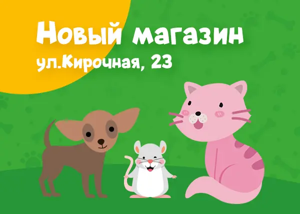 Новый зоомагазин в Санкт-Петербурге на улице Кирочной, 23