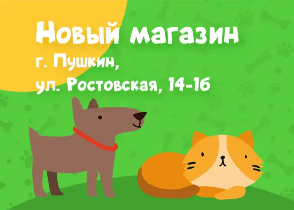 Новый магазин в Пушкине