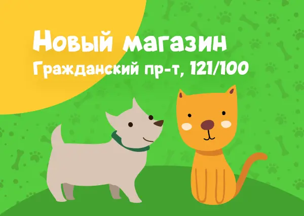 Новый магазин на Гражданском проспекте, 121/100