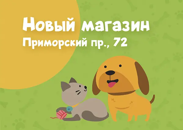 Новый магазин на Приморском проспекте, 72