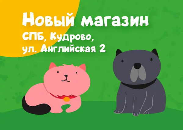 Новый магазин Кудрово, ул. Английская 2