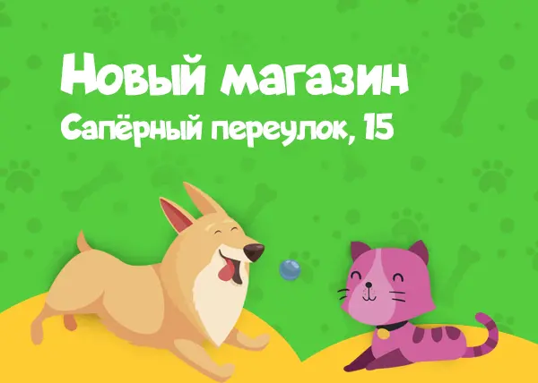 Новый магазин на Сапёрном переулоке, 15