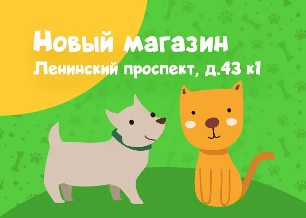 Новый магазин на Ленинском проспекте, 43 к.1