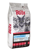 Blitz Classic Sterilised сухой корм для стерилизованных кошек и кастрированных котов