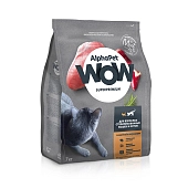 AlphaPet WOW Superpremium сухой корм для взрослых стерилизованных кошек и котов