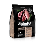AlphaPet Superpremium сухой корм для взрослых стерилизованных кошек и котов