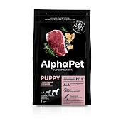 AlphaPet Superpremium сухой корм для щенков, беременных и кормящих собак крупных пород