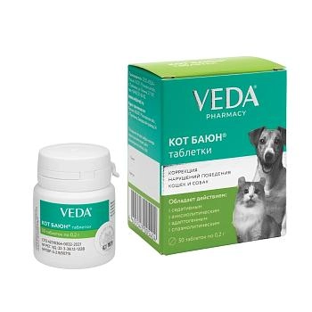 VEDA Кот Баюн таблетки успокоительные